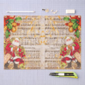 muziek en kerstmis tissuepapier (Craft)