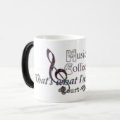 Muziek en koffie magische mok (Voorkant links)