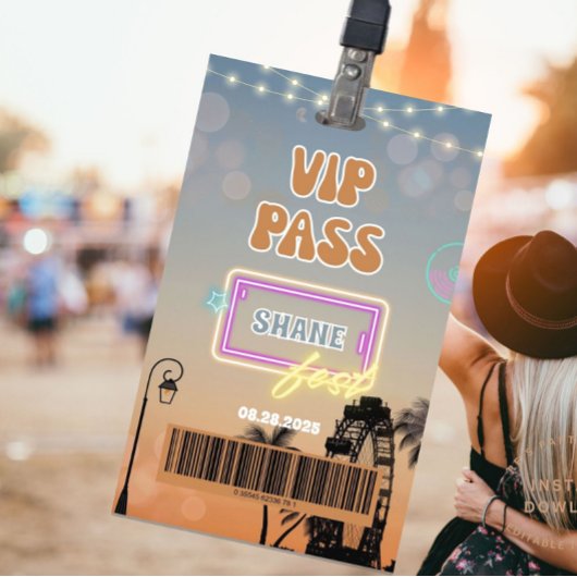 Muziek- en kunstfestival All Access Badge VIP Pass