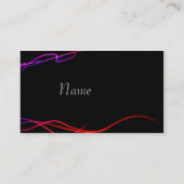 Muziek en licht visitekaartje (Achterkant)