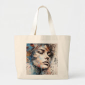 Muziek en liefde grote tote bag (Voorkant)