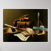 Muziek en literatuur, 1878 William Harnett Poster (Voorkant)