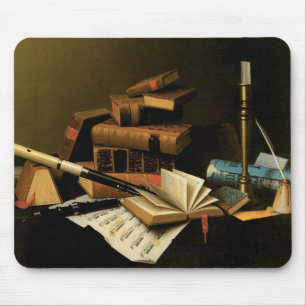 Muziek en Literatuur door William Harnett, Fijne K Muismat
