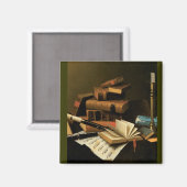 Muziek en literatuur magneet (Voorkant / Achterkant)