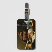 Muziek en literatuur van William Harnett, Fine Art Bagagelabel (Voorkant (verticaal))