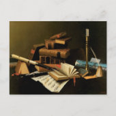 Muziek en literatuur van William Harnett, Fine Art Briefkaart (Voorkant)