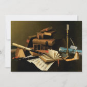 Muziek en literatuur van William Harnett, Fine Art Kaart (Voorkant)