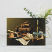 Muziek en literatuur van William Harnett, Fine Art Kaart (Staand voorkant)