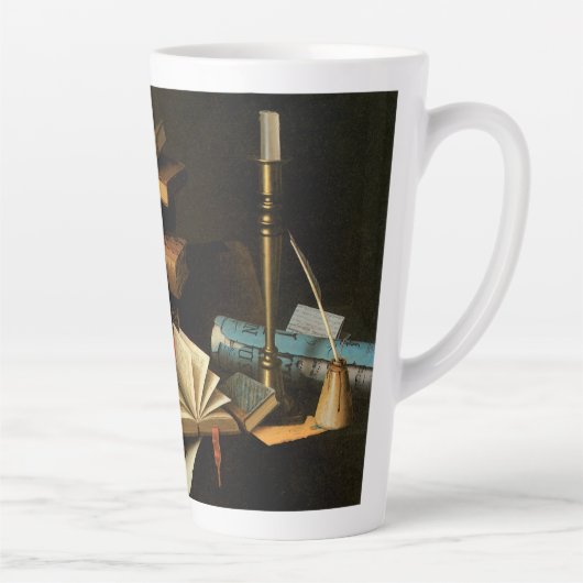 Muziek en literatuur van William Harnett, Fine Art Latte Mok (Rechts)