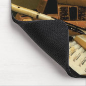 Muziek en literatuur van William Harnett, Fine Art Muismat (Hoek)