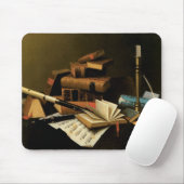 Muziek en literatuur van William Harnett, Fine Art Muismat (Met muis)