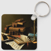 Muziek en literatuur van William Harnett, Fine Art Sleutelhanger (Achterkant)