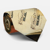 Muziek en literatuur van William Harnett, Fine Art Stropdas (Opgerold)