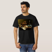 Muziek en literatuur van William Harnett, Fine Art T-shirt (Voorkant volledig)