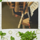 Muziek en literatuur van William Harnett, Fine Art Theedoek (Gevouwen)