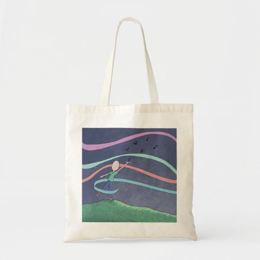 Muziek en Melody Canvas tas (Voorkant)