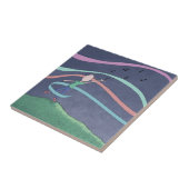 Muziek en Melody Ceramic Tile Tegeltje (Zijkant)