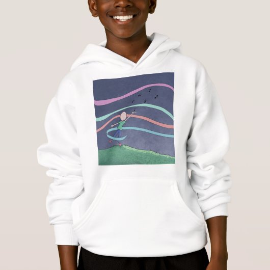 Muziek en Melody Hoodie (Voorkant)