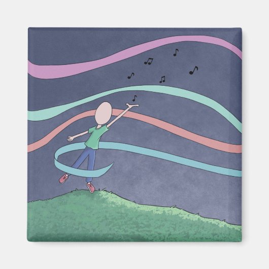 Muziek en Melody Magnet (Voorkant)