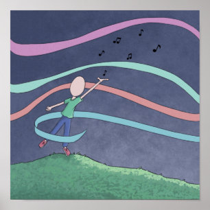 Muziek en Melody Poster