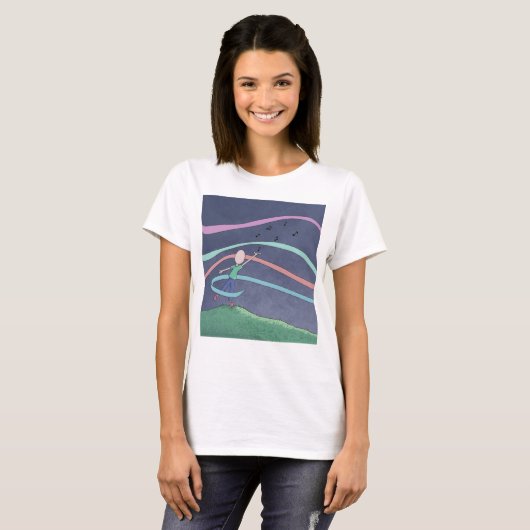 Muziek en Melody T-Shirt (Voorkant volledig)