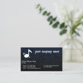 Muziek en muzikant Visitekaartje (Staand voorkant)