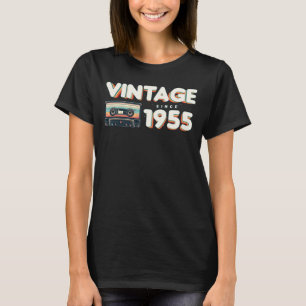  muziek en nostalgische verjaardag -  sinds t-shirt