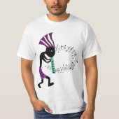 Muziek en Petroglyph Kokopelli T-Shirt (Voorkant)