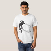 Muziek en Petroglyph Kokopelli T-Shirt (Voorkant volledig)