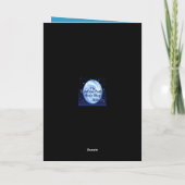 Muziek en Rozen Electric Guitar Blank Kaart (Achterkant)