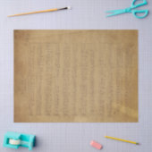 Muziek en Rozen Serie Design 10 Tissuepapier (Craft)