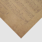 Muziek en Rozen Serie Design 10 Tissuepapier (Detail)
