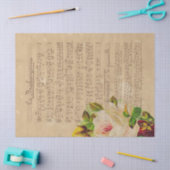 Muziek en Rozen Serie Design 13 Tissuepapier (Craft)