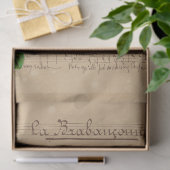Muziek en Rozen Serie Design 13 Tissuepapier (Geschenk)