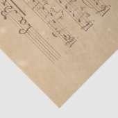 Muziek en Rozen Serie Design 13 Tissuepapier (Detail)