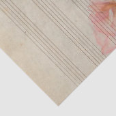 Muziek en Rozen Serie Design 15 Tissuepapier (Detail)