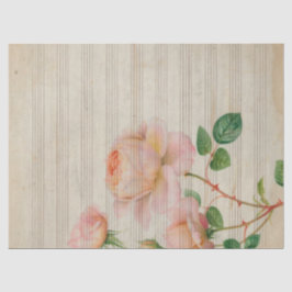 Muziek en Rozen Serie Design 15 Tissuepapier