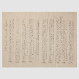 Muziek en Rozen Serie Design 2 Tissuepapier
