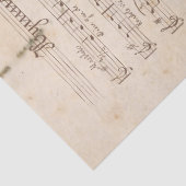 Muziek en Rozen Serie Design 5 Tissuepapier (Detail)