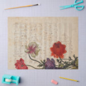 Muziek en Rozen Serie Design 7 Tissuepapier (Craft)