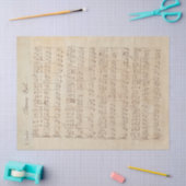 Muziek en Rozen Serie Design 8 Tissuepapier (Craft)