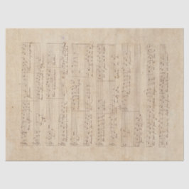 Muziek en Rozen Serie Design 9 Tissuepapier