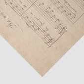 Muziek en Rozen Serie Ontwerp 1 Tissuepapier (Detail)