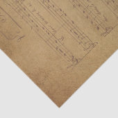 Muziek en Rozen Series Design 10 Tissuepapier (Detail)