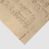 Muziek en Rozen Series Design 11 Tissuepapier (Detail)