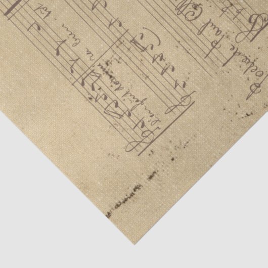 Muziek en Rozen Series Design 11 Tissuepapier (Detail)