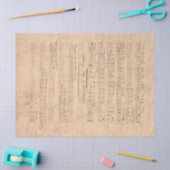 Muziek en Rozen Series Design 14 Tissuepapier (Craft)