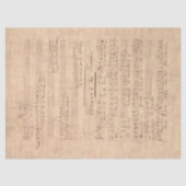 Muziek en Rozen Series Design 14 Tissuepapier (Voorkant)