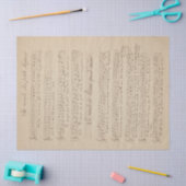 Muziek en Rozen Series Design 2 Tissuepapier (Craft)