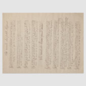 Muziek en Rozen Series Design 2 Tissuepapier (Voorkant)